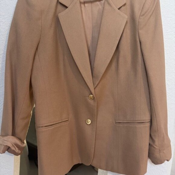 Stephen Douglas Vintage Tan Wool Blazer - Picture 5 of 5
